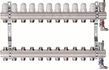 Коллекторная группа 1"x 11 ход. без расход. KB011 TIM ящ-2 шт