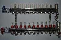 Коллекторная группа 1" x 11 ход. с расход. KA011 TIM ящ-2 шт