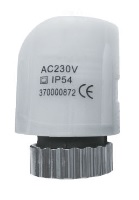 Сервопривод электротермический  нормально открытый  AC230V IP54  TIM 1/100