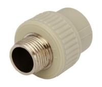 Муфта комбинированная 32х1" нар. рез. серый Kalde  18/90