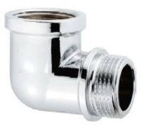 Уголок  хром 1"х1/2"гш TIM      15/60
