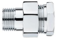 Американка  хром  11/4"  прям  TIM   6/24