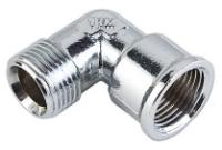 Уголок  хром   3/8"гш TIM   10/150