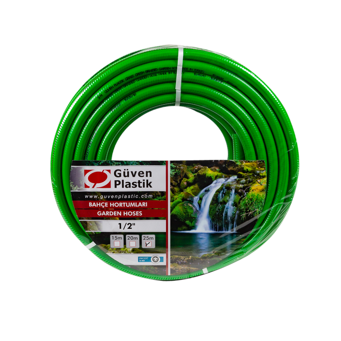 Шланг садовый  1/2" GUVEN PLASTIK (упаковка 25 м)