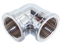 Уголок  хром  1/2"гг TIM     10/100