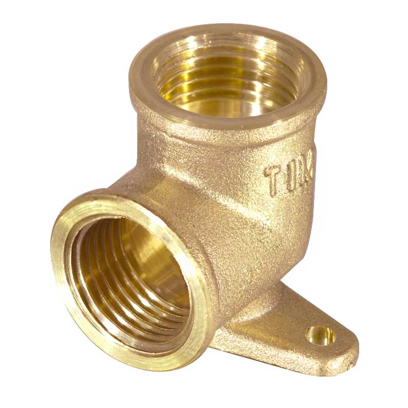 Уголок с креплением 1/2" гг   TIM     10/100