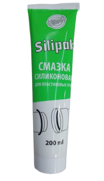 Смазка тюбик силиконовая  200г.  Silipak  24/120