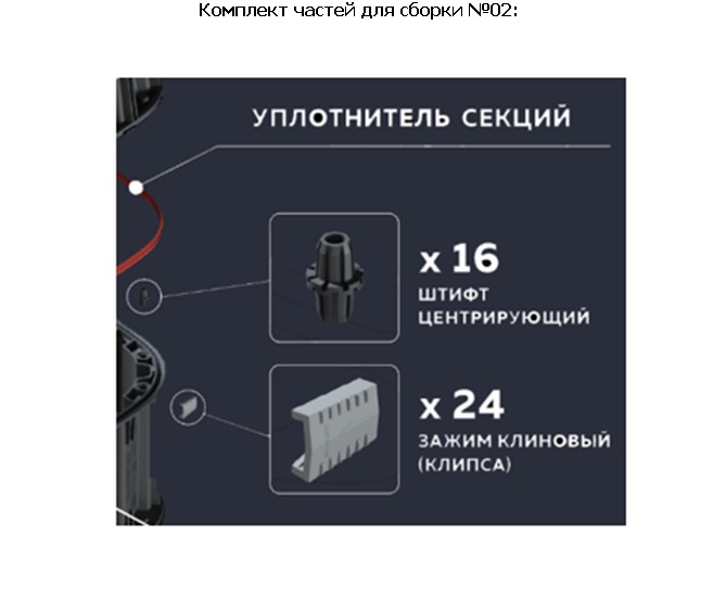 Комплект частей для сборки №02