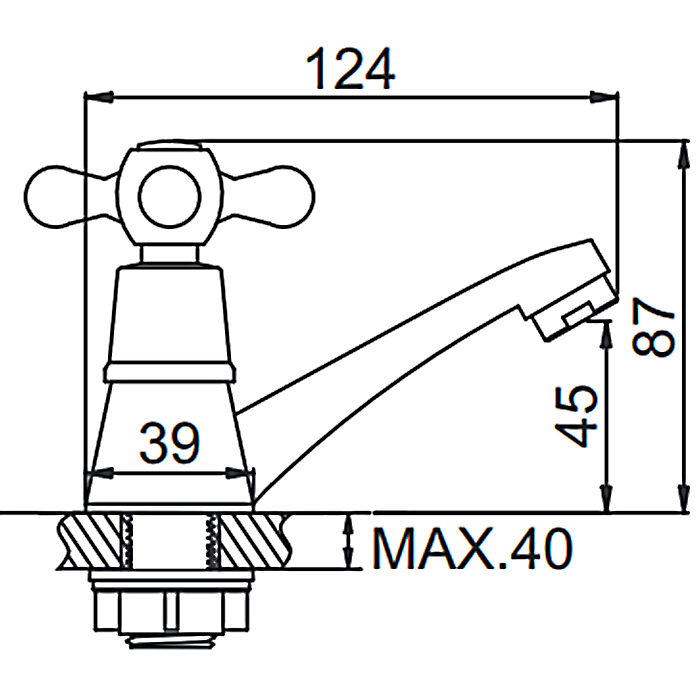 L4295 (Смеситель для кухни "моно") /40