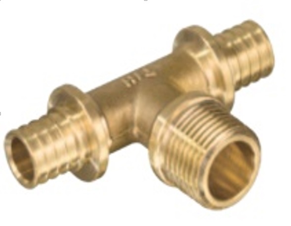 Аксиальный тройник  25(3,5) х 3/4н x 25(3,5)   TIM  5/40