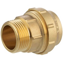 ПНД Муфта латунная  40 x 1" н  ZEISSLER  5 /25