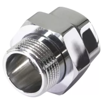 Американка  хром  11/4"  прям  TIM   6/24