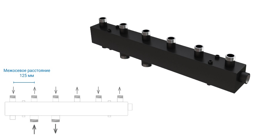 Коллектор КК-25М/125/40/7