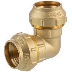 ПНД Угольник латунная   25 x 25  ZEISSLER  5 /35