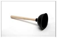 Вантуз Малый с  дерев. ручкой  d100 мм 10/100