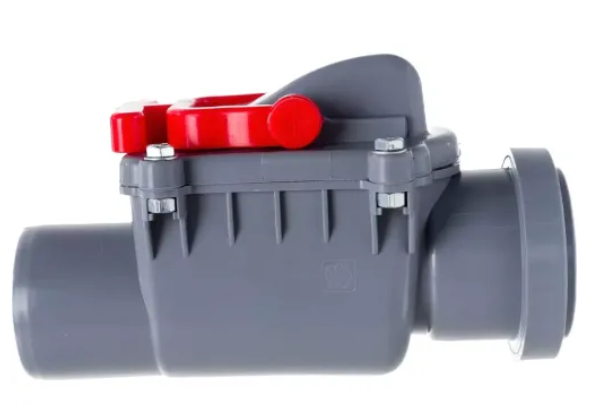 Обратный клапан  ф50  серый МУЛЬТИМИР ПЛАСТ  1/1