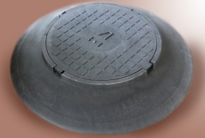 Конус с люком 1060/120мм (черный)  15