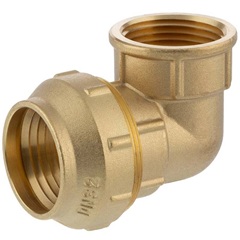 ПНД Угольник латунная   25 x3/4 в  ZEISSLER  5 /50