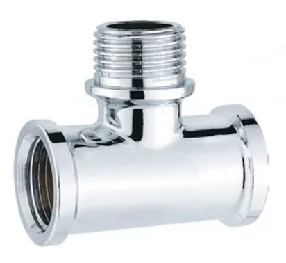 Тройник  хром  1/2"гшг TIM   20/80