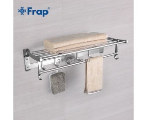 F808 Полка с полотенцедержателем FRAP 1/10