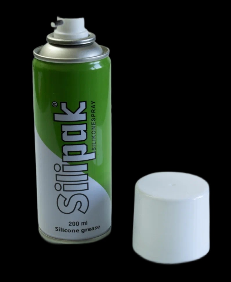 Смазка спрей силиконовая  200г  (SIL7707)   Silipak  48