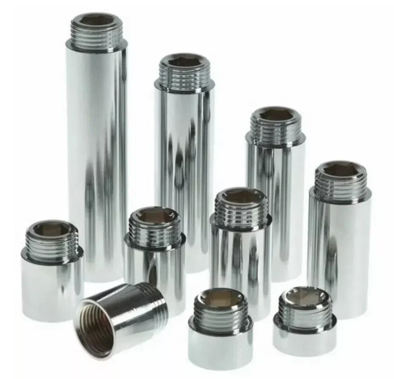 Удлинитель хром   1/2"   35мм  TIM 10/150