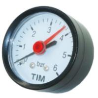 Манометр 10 бар  аксиальный   TIM  1/60