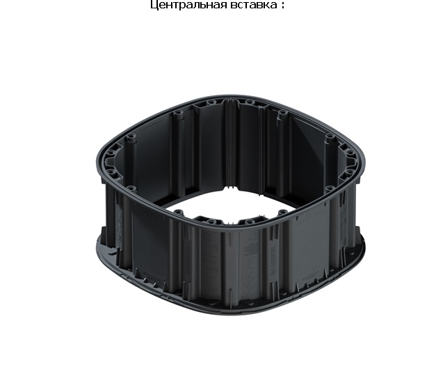 Средняя секция Колодец полимерный 